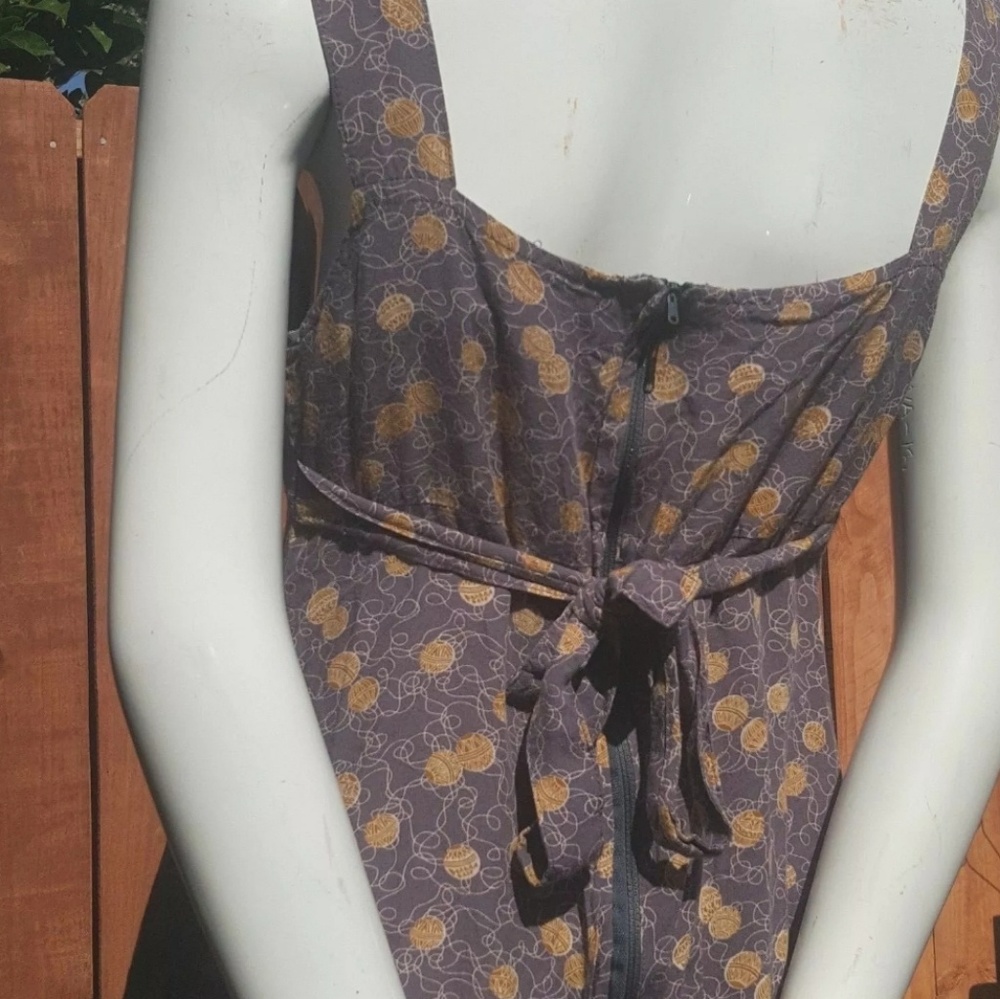 Retro 90's Light Purple Balls of Yarn String Dress - Picture 4 of 8